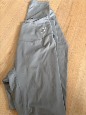 Gymshark Light Grey High-Waist Performance Leggings